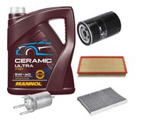 FEBI Controllo Set 5L MANNOL Ceramic 5W-40 Per VW Bora 1.6 2.0