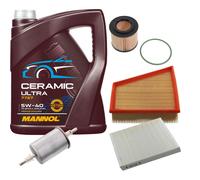 FEBI Controllo Set 5L MANNOL Ceramic 5W-40 Per VW Fox 1.2