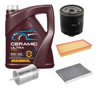 FEBI Controllo Set 5L MANNOL Ceramic 5W-40 Per VW Golf IV 1.6 FSI