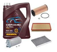 FEBI Controllo Set 5L MANNOL Ceramic 5W-40 Per VW Golf IV 1.9 TDI