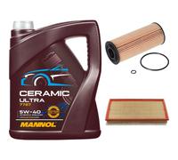 FEBI Controllo Set 5L MANNOL Ceramic 5W-40 Per VW Golf IV 1.9 TDI Seat