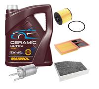 FEBI Controllo Set 5L MANNOL Ceramic 5W-40 Per VW Golf Plus 1.4 16V