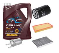 FEBI Controllo Set 5L MANNOL Ceramic 5W-40 Per VW New Beetle 2.0 1.6