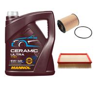 FEBI Controllo Set 5L MANNOL Ceramic 5W-40 Per VW Passat Variant 2.3 VR5 4.0