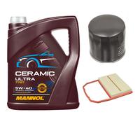 FEBI Controllo Set 5L MANNOL Ceramic 5W-40 Per VW Polo 1.0 Seat Ibiza V