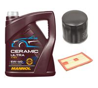 FEBI Controllo Set 5L MANNOL Ceramic 5W-40 Per VW Polo 1.2 TSI 16V Golf VII