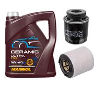 FEBI Controllo Set 5L MANNOL Ceramic 5W-40 Per VW Polo 1.2 TSI Audi A1 Ibiza