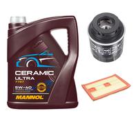 FEBI Controllo Set 5L MANNOL Ceramic 5W-40 Per VW Polo 1.2 TSI Golf VI