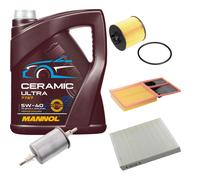 FEBI Controllo Set 5L MANNOL Ceramic 5W-40 Per VW Polo 1.6 16V Seat Ibiza