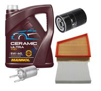 FEBI Controllo Set 5L MANNOL Ceramic 5W-40 Per VW Polo 1.8 GTI Cup Edition