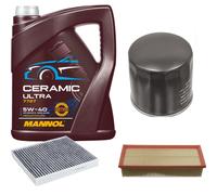 FEBI Controllo Set 5L MANNOL Ceramic 5W-40 Per VW Tiguan 1.4 TSI