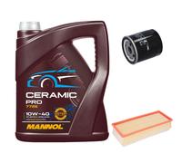 FEBI Controllo Set 5L MANNOL Ceramic Pro 10W-40 Per Fiat Ulysse 179AX 2.2
