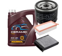 Febi Controllo Set 5L mannol Ceramica 5W-30 Adatta per Dacia