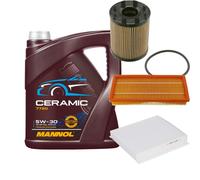 Febi Controllo Set 5L mannol Ceramica 5W-30 per Opel Combo Tour