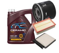Febi Controllo Set 5L mannol Ceramica 5W-30 per Renault Clio Grand Tour