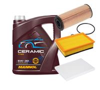 Febi Controllo Set 5L mannol Ceramica 5W-30 per VW Caddy II Scatola 1.9 Choji