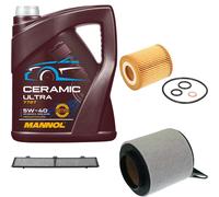 Febi Controllo Set 5L mannol Ceramica 5W-40 per BMW 1er 116i 118i 3er