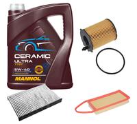Febi Controllo Set 5L mannol Ceramica 5W-40 per Citroën C3 I 1.4 HDI C2