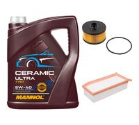 Febi Controllo Set 5L mannol Ceramica 5W-40 per Dacia Sandero II ( Logan