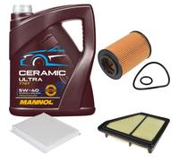 Febi Controllo Set 5L mannol Ceramica 5W-40 per Honda Civic VIII Berlina (