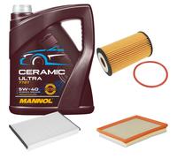 Febi Controllo Set 5L mannol Ceramica 5W-40 per Opel Astra H Twintop 1.6
