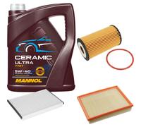 Febi Controllo Set 5L mannol Ceramica 5W-40 per Opel Astra H Twintop