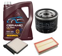 Febi Controllo Set 5L mannol Ceramica 5W-40 per Renault Clio Grandtour 1.5