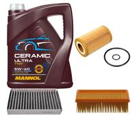 Febi Controllo Set 5L mannol Ceramica 5W-40 per Renault Clio II 1.2