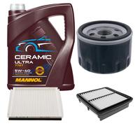 Febi Controllo Set 5L mannol Ceramica 5W-40 per Suzuki Jimny 1.5 Ddis