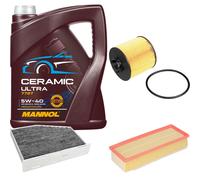 Febi Controllo Set 5L mannol Ceramica 5W-40 per VW Di Touran 1.4 TSI