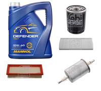 FEBI Controllo Set 5L MANNOL Defender 10W-40 Per Fiat Punto Cabriolet