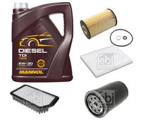 FEBI Controllo Set 5L MANNOL Diesel TDI 5W-30 Per KIA Cee'D Sportswagon