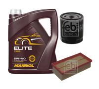 FEBI Controllo Set 5L MANNOL Elite 5W-40 Per Peugeot 208 301 Citroën C3 II