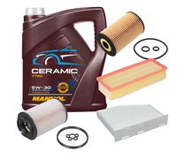 Febi Controllo Set 5L mannol IN Ceramica 5W-30 per VW Golf VI Variant 2.0
