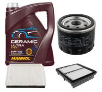 Febi Controllo Set 5L mannol IN Ceramica 5W-40 per Suzuki Jimny 1.5 Ddis