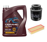 Febi Controllo Set 5L mannol IN Ceramica 5W-40 per VW Touran 1.4 TSI