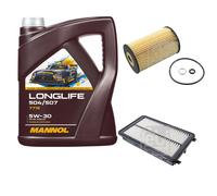 FEBI Controllo Set 5L MANNOL LONGLIFE 504/507 5W-30 Per KIA Sportage QL