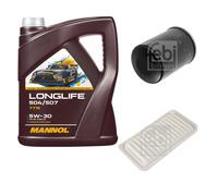 FEBI Controllo Set 5L MANNOL LONGLIFE 504/507 5W-30 Per Toyota Avensis