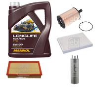 FEBI Controllo Set 5L MANNOL LONGLIFE 504/507 5W-30 Per VW Transporter V