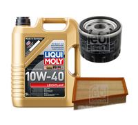 Febi Controllo Set 5L Motore Liqui Moly 10W-40 Basso Attrito per Renault Mégane