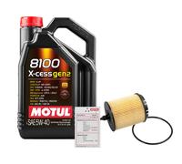 FEBI Controllo Set 5L MOTUL 8100 X-CESS 5W-40 Per Alfa Romeo Spider 2.2 JTS