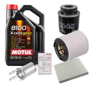 FEBI Controllo Set 5L MOTUL 8100 X-CESS 5W-40 Per Audi A1 1.4 TFSI