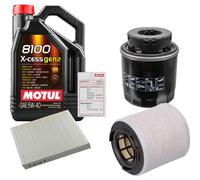 FEBI Controllo Set 5L MOTUL 8100 X-CESS 5W-40 Per Audi A1 1.4 TFSI
