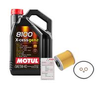 FEBI Controllo Set 5L MOTUL 8100 X-CESS 5W-40 Per BMW 3er Compact 316i