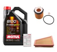 FEBI Controllo Set 5L MOTUL 8100 X-CESS 5W-40 Per BMW X1 XDRIVE20I XDRIVE28I