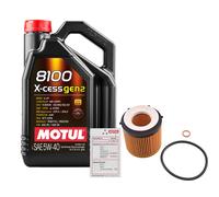 FEBI Controllo Set 5L MOTUL 8100 X-CESS 5W-40 Per BMW X3 XDRIVE20I XDRIVE35I