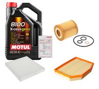 FEBI Controllo Set 5L MOTUL 8100 X-CESS 5W-40 Per BMW Z4 Roadster 2.0i
