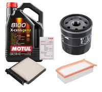 FEBI Controllo Set 5L MOTUL 8100 X-CESS 5W-40 Per Dacia Duster