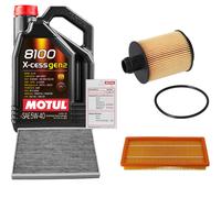 FEBI Controllo Set 5L MOTUL 8100 X-CESS 5W-40 Per Fiat Grande Punto 1.9 D