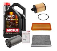 FEBI Controllo Set 5L MOTUL 8100 X-CESS 5W-40 Per Fiat Grande Punto 1.9 D